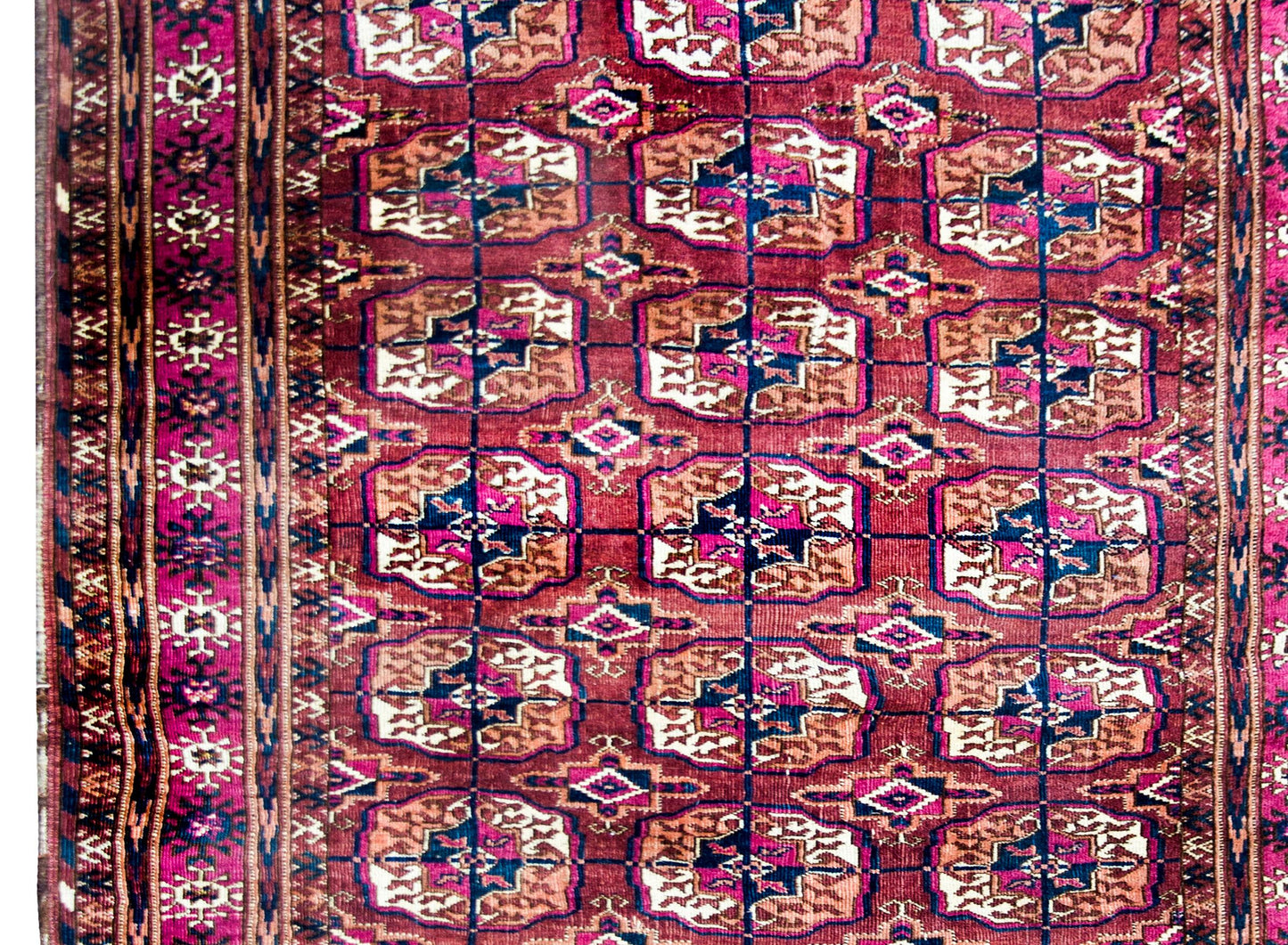 Early 20th Century Persian Tekeh Rug For Sale