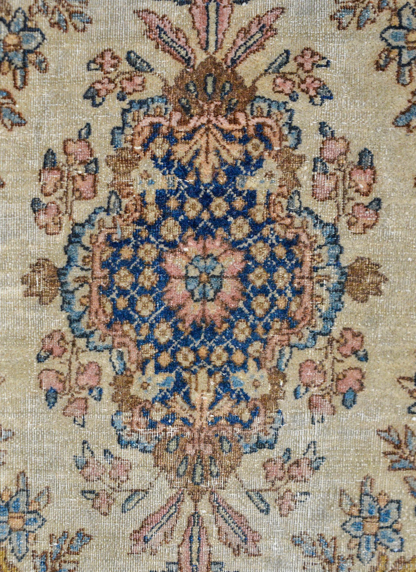 Wonderful Early 20th Century Kirman Rug For Sale