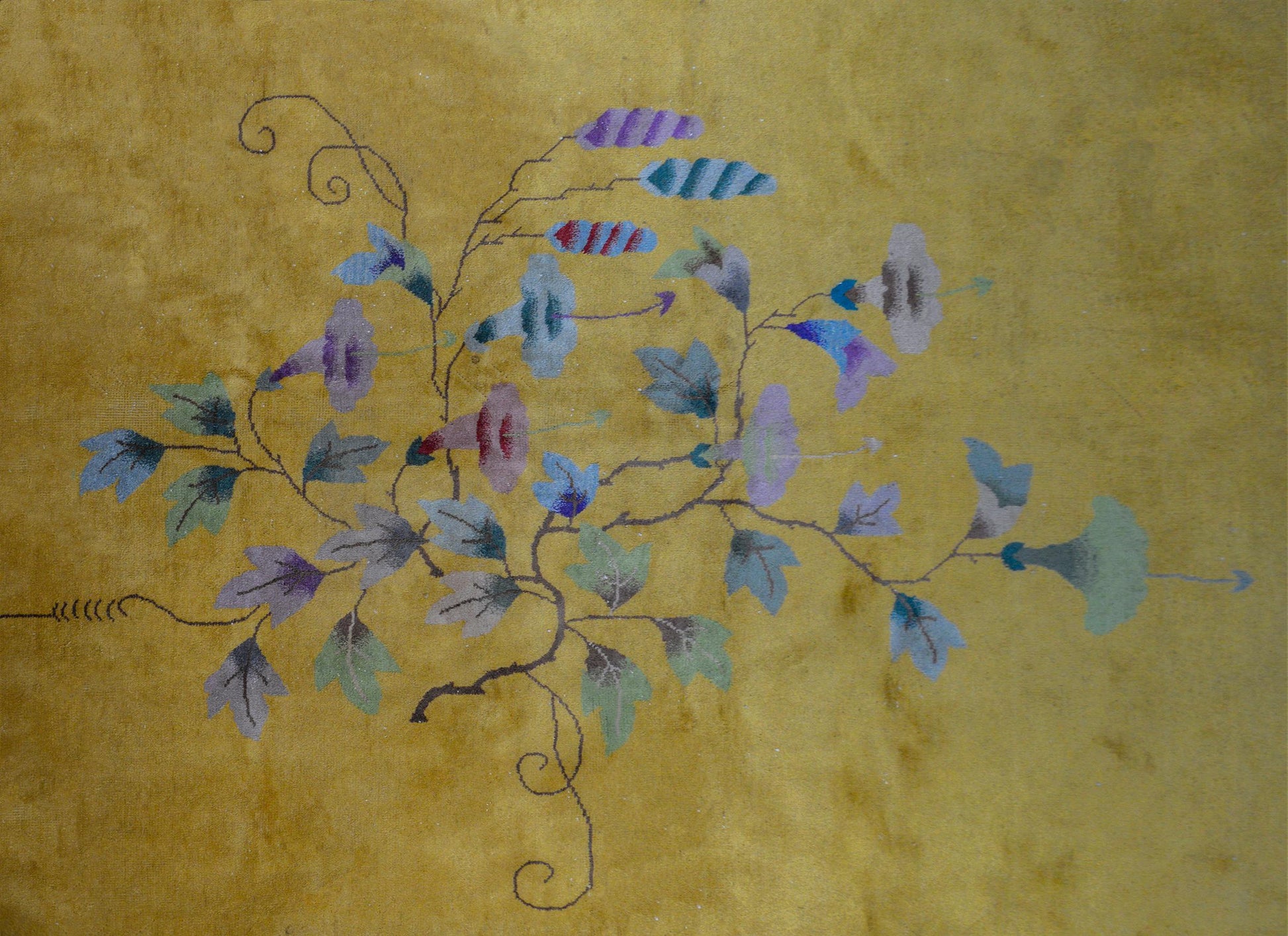 Wonderful Chinese Art Deco Rug For Sale