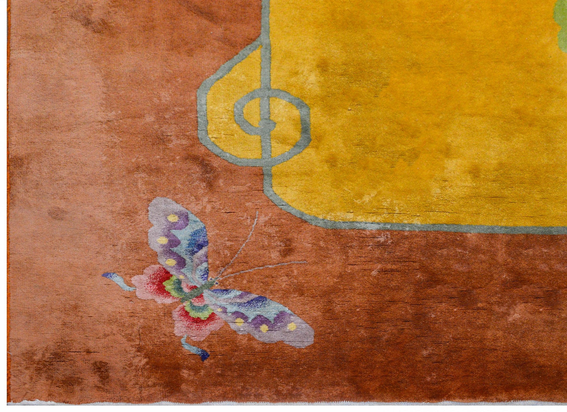 Wonderful Chinese Art Deco Rug For Sale
