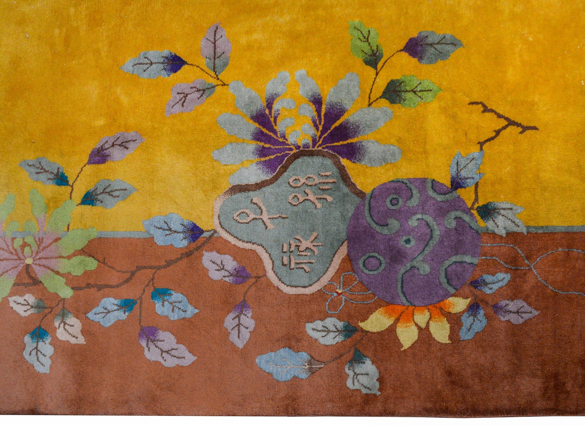 Wonderful Chinese Art Deco Rug For Sale