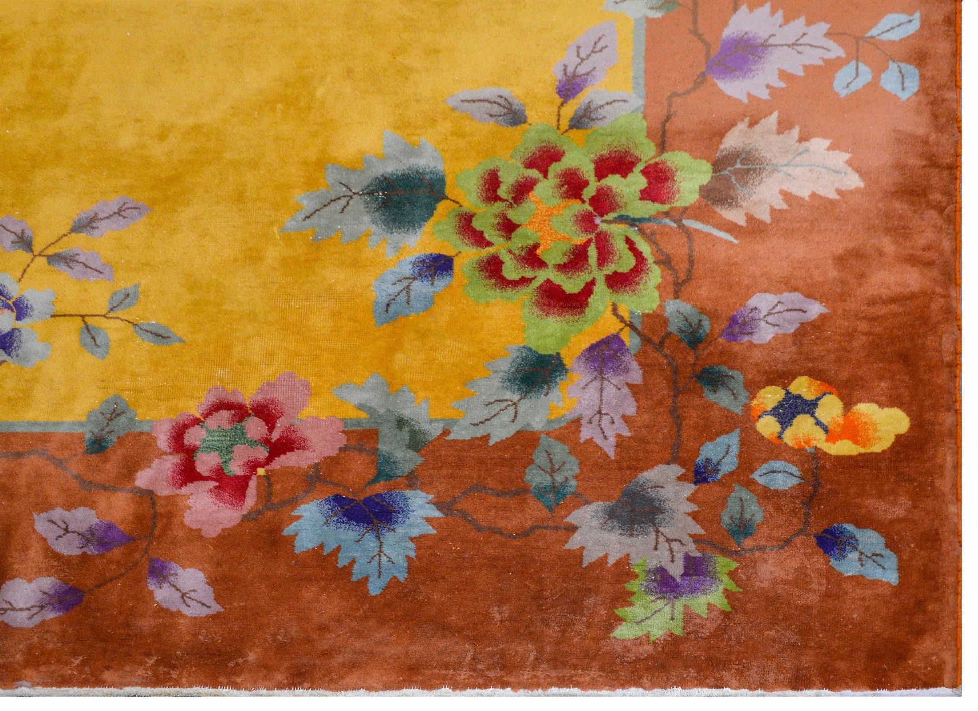 Wonderful Chinese Art Deco Rug For Sale