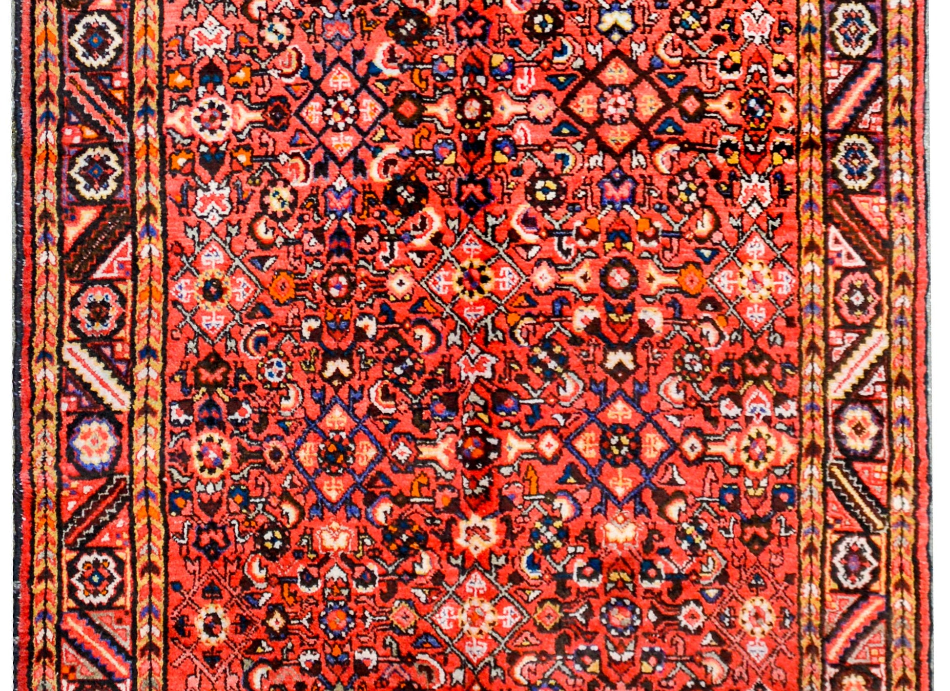 Wonderful Vintage Mid-20th Century Hamadan Rug For Sale