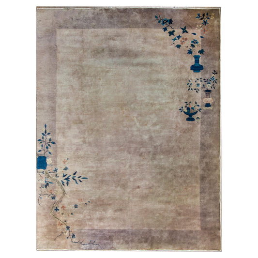 Early 20th Century Chinese Art Deco Rug For Sale