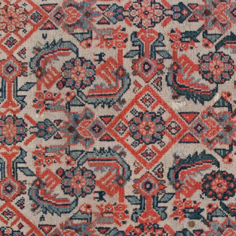 19th Century Semmeh Herati Carpet For Sale