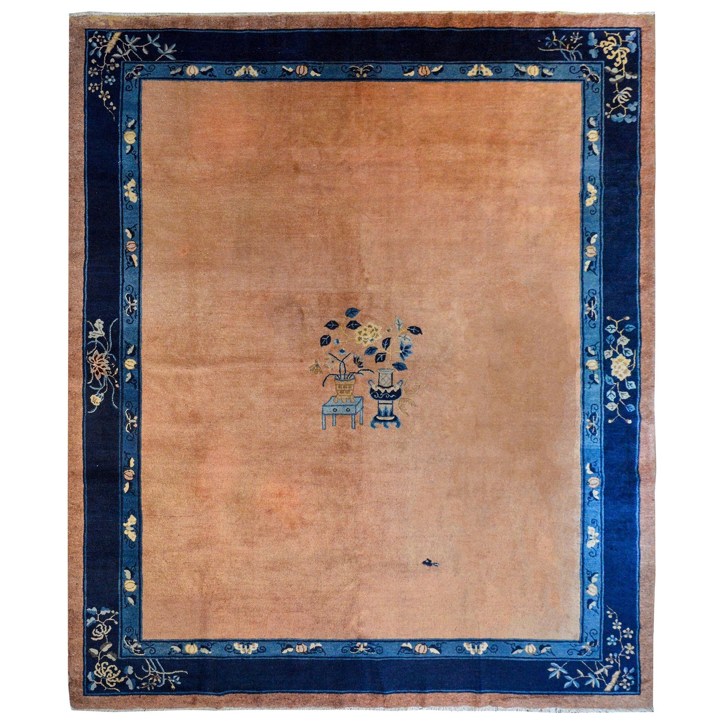 Quiet Early 20th Century Chinese Feti Rug For Sale