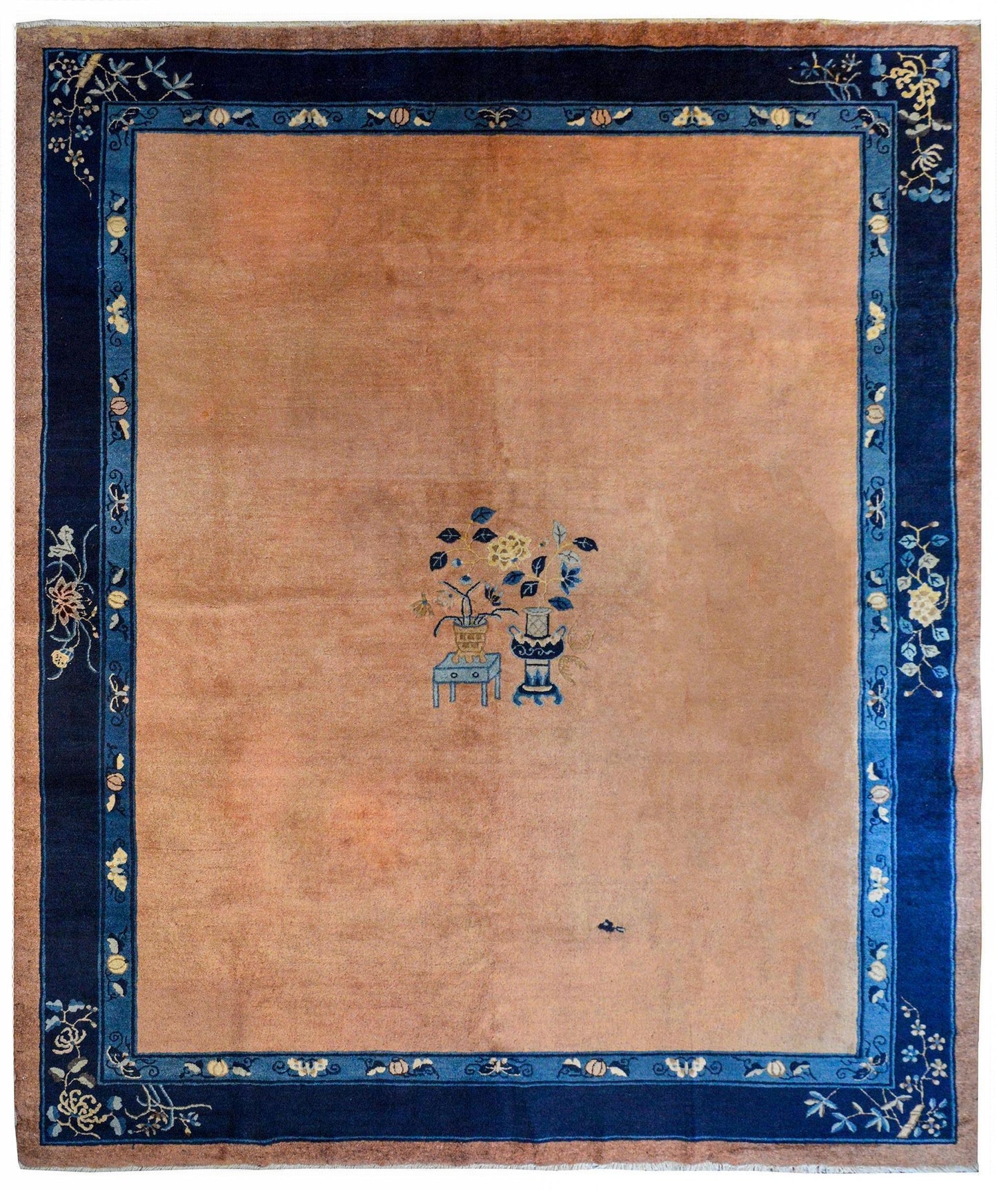 Quiet Early 20th Century Chinese Feti Rug For Sale