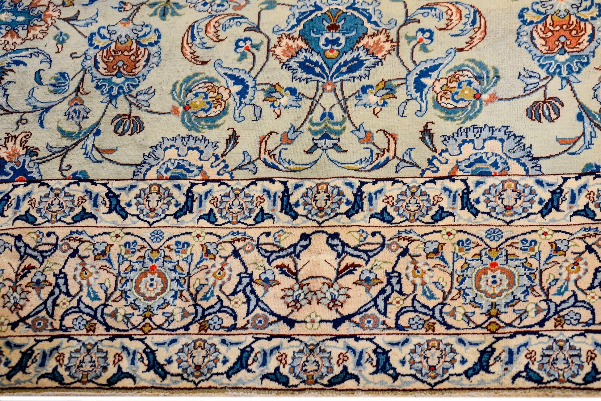 Fantastic Early 20th Century Kashan Rug For Sale