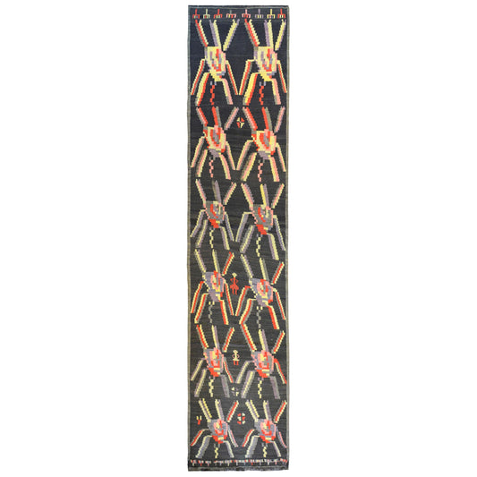 Early 20th Century Bessarabian Kilim Runner For Sale