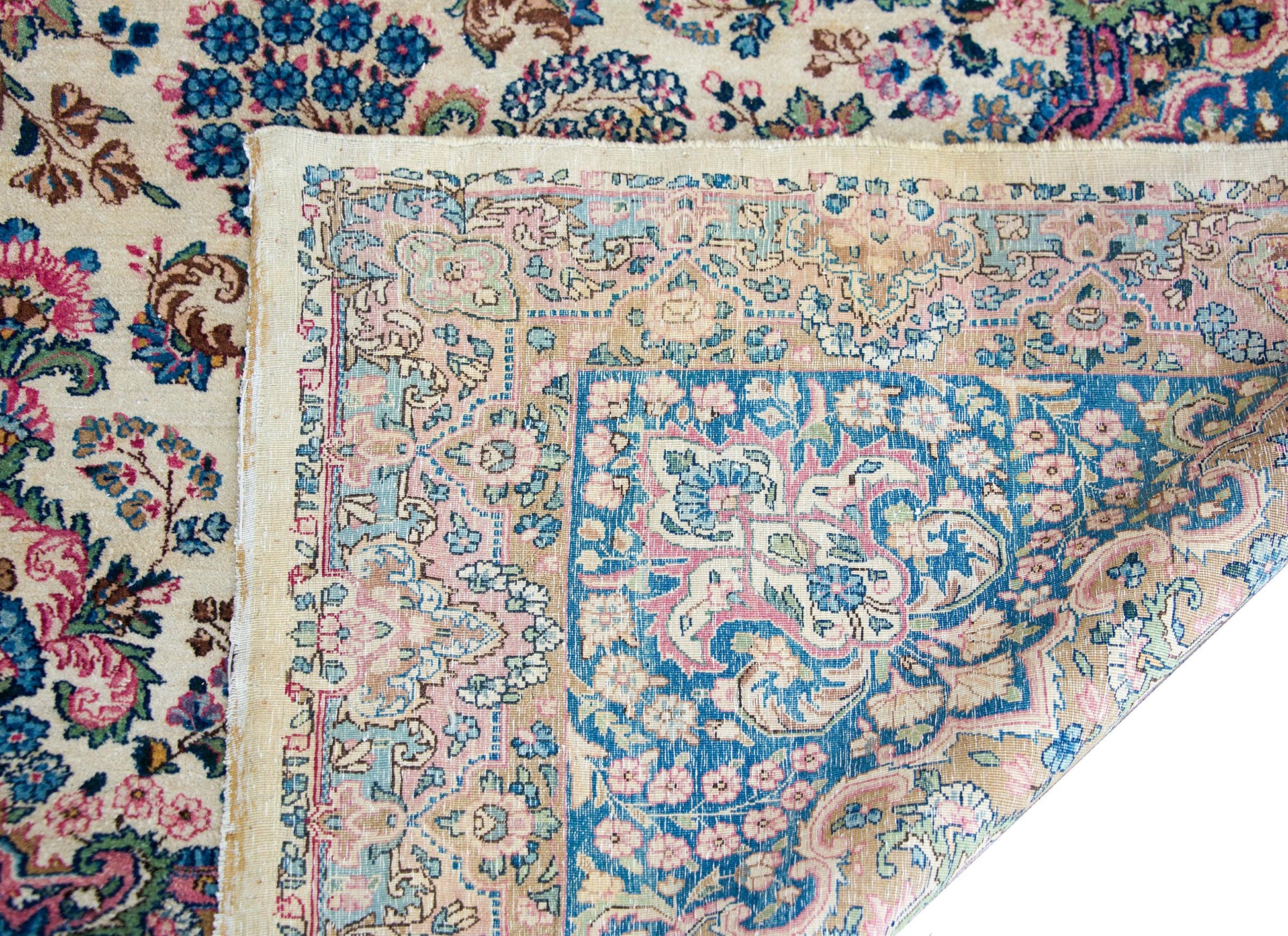 Early 20th Century Persian Kirman Rug For Sale