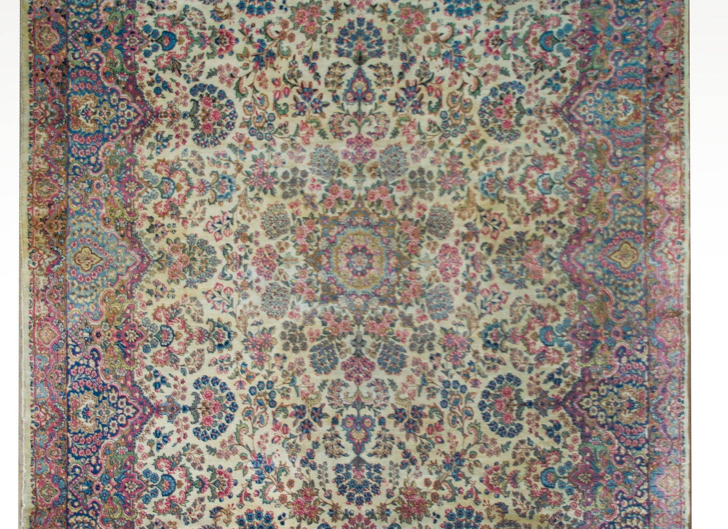 Early 20th Century Persian Kirman Rug For Sale