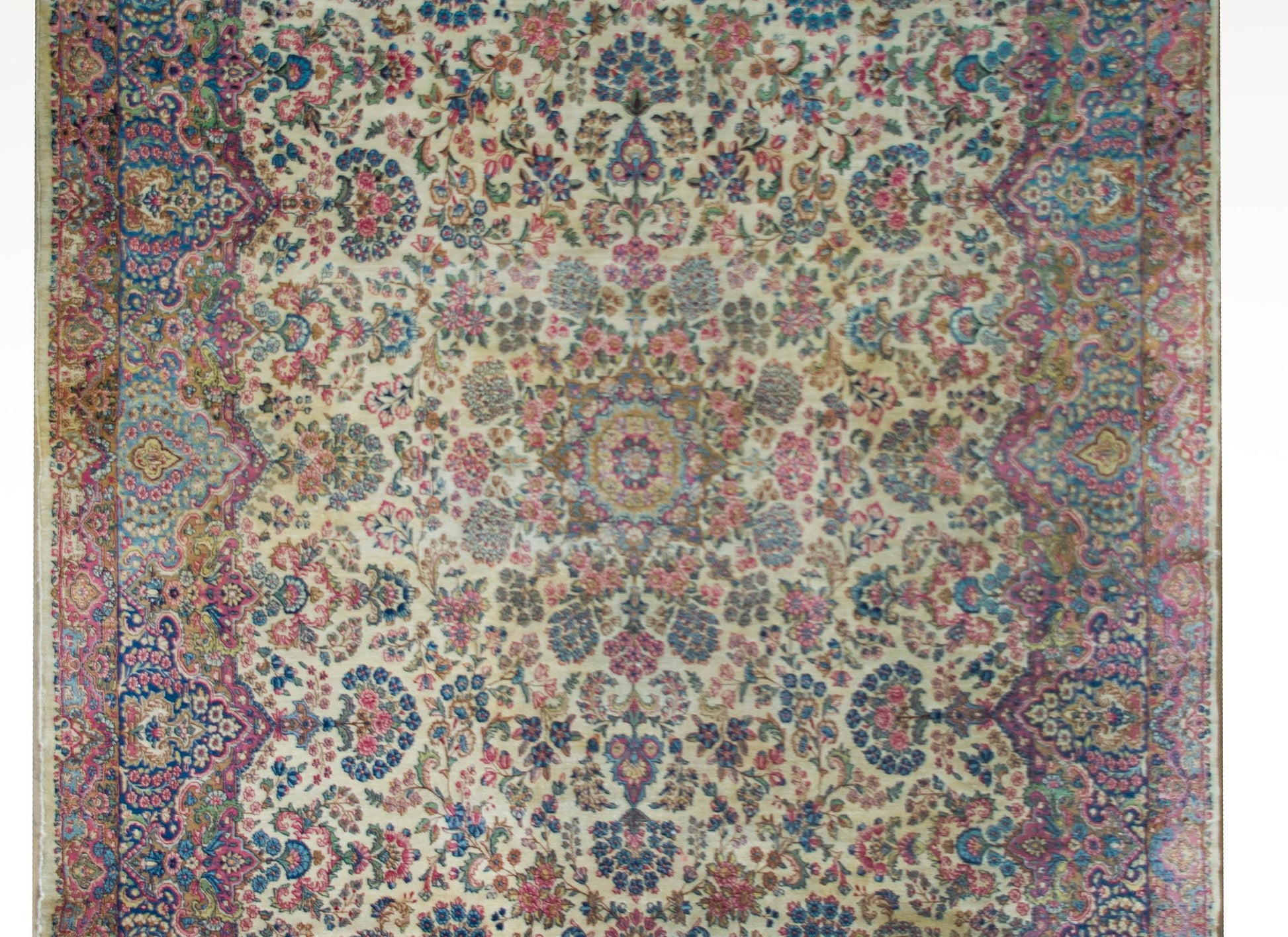 Early 20th Century Persian Kirman Rug For Sale