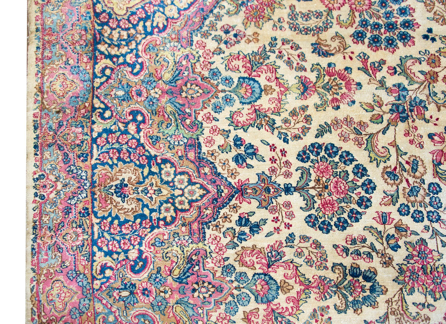 Early 20th Century Persian Kirman Rug For Sale