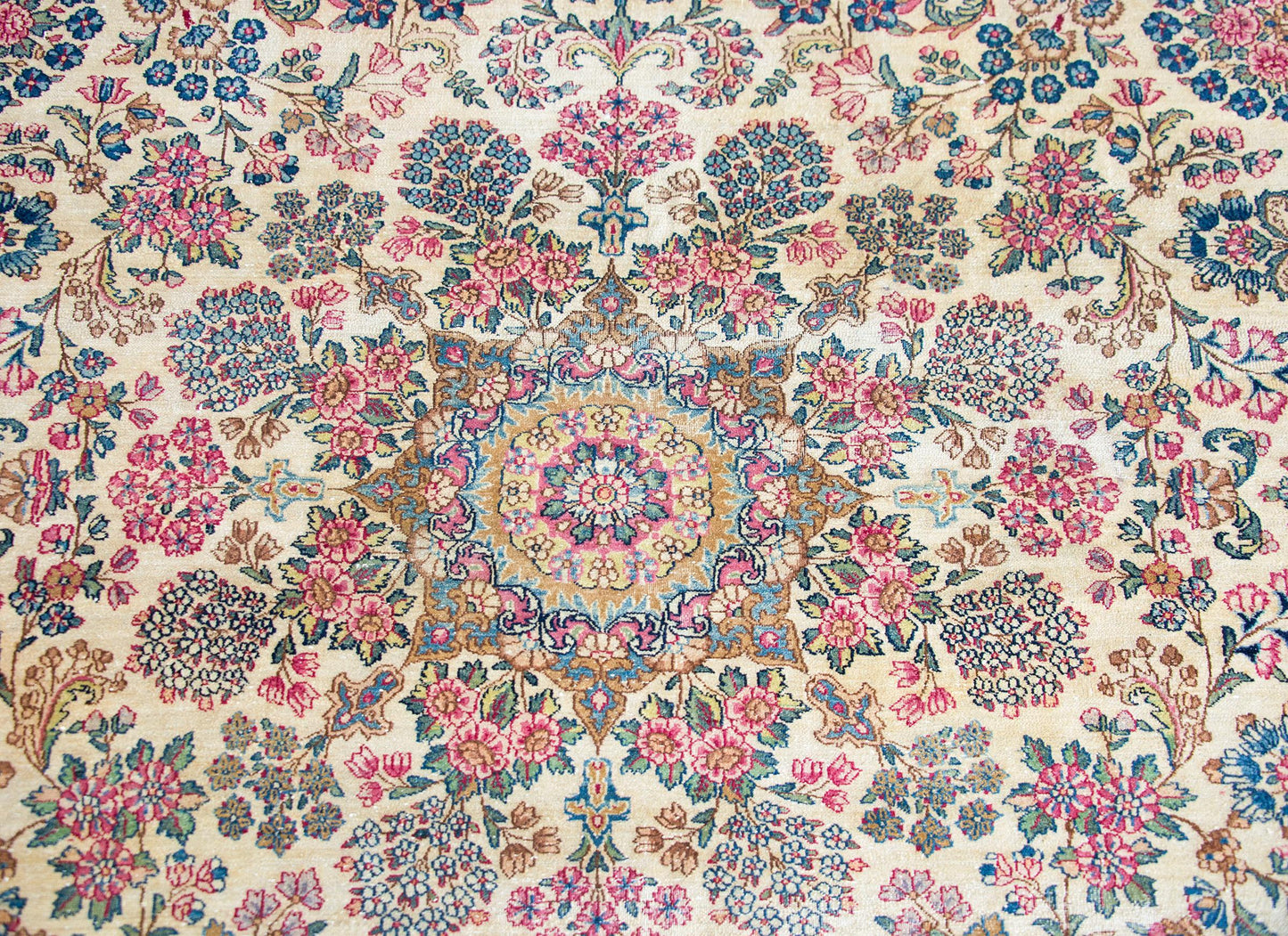Early 20th Century Persian Kirman Rug For Sale