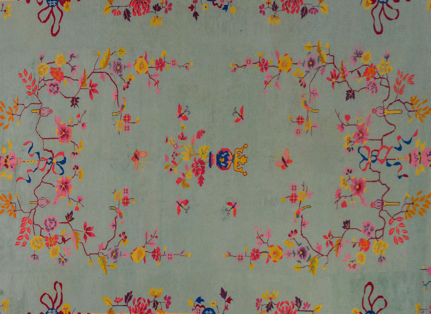 Brilliant Chinese Art Deco Rug For Sale