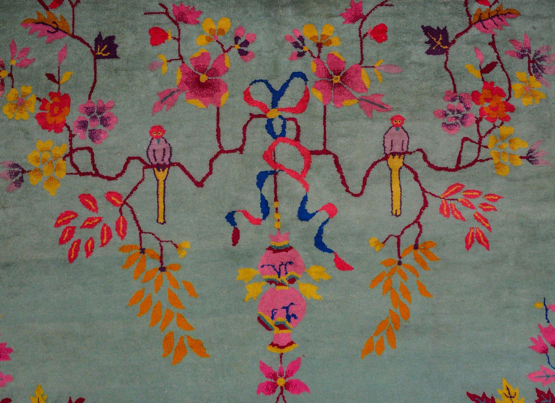 Brilliant Chinese Art Deco Rug For Sale