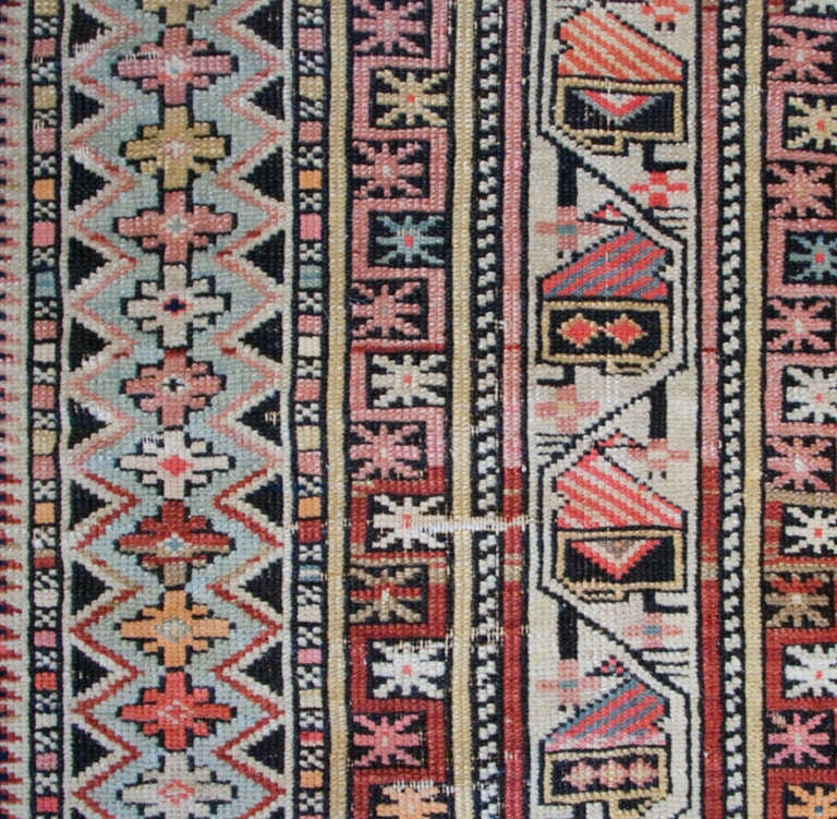 Late 19th Century Shirvan Prayer Rug For Sale