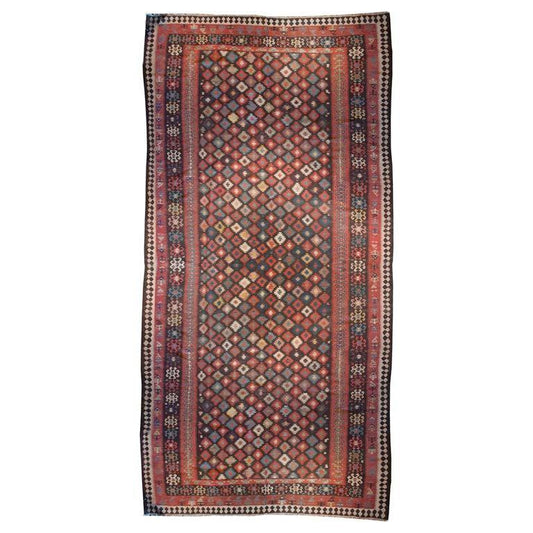 Early 20th Century Azari Kilim Carpet For Sale