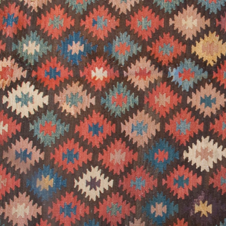 Early 20th Century Azari Kilim Carpet For Sale