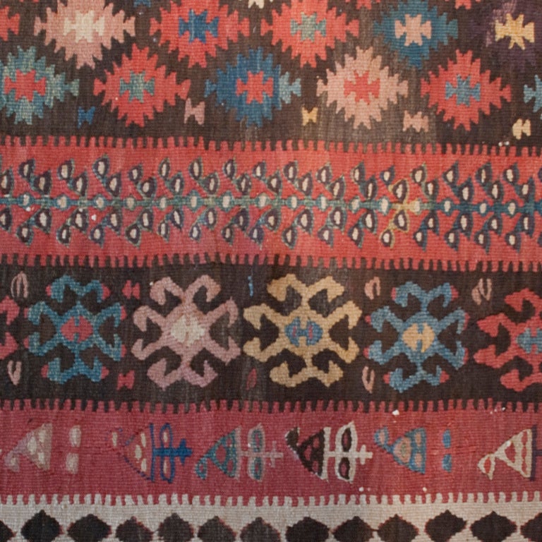 Early 20th Century Azari Kilim Carpet For Sale
