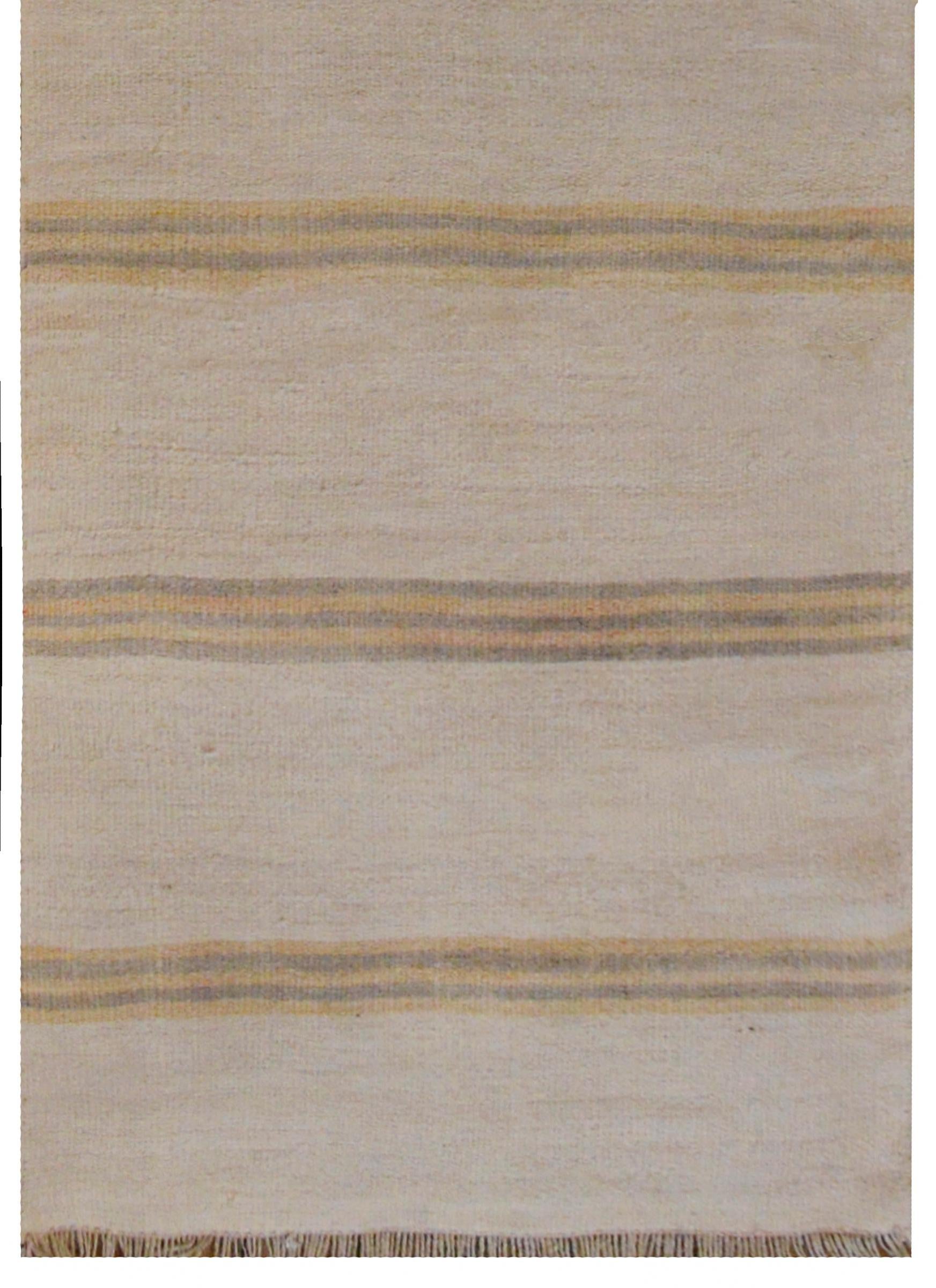 Striking Turkish Kilim Runner For Sale