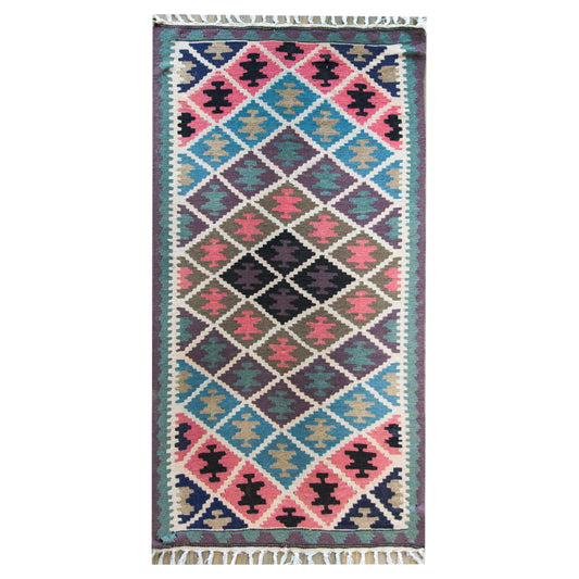 Mid-20th Century Afghani Kilim Rug For Sale