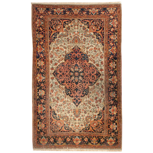 19th Century Sarouk Farahan Rug For Sale
