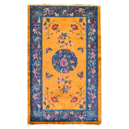Early 20th Century Chinese Art Deco Rug For Sale