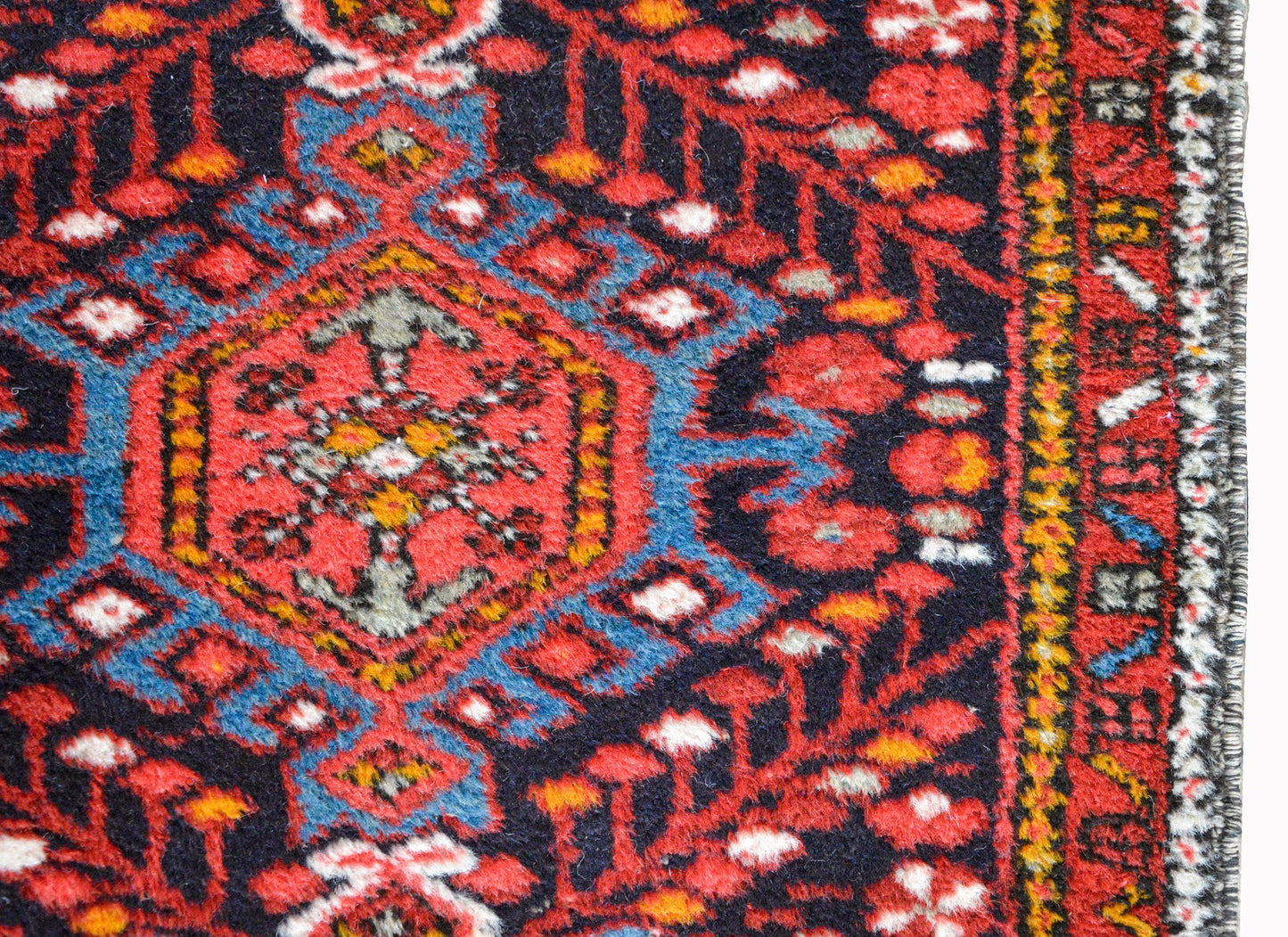 Petite Vintage Karadja Rug For Sale