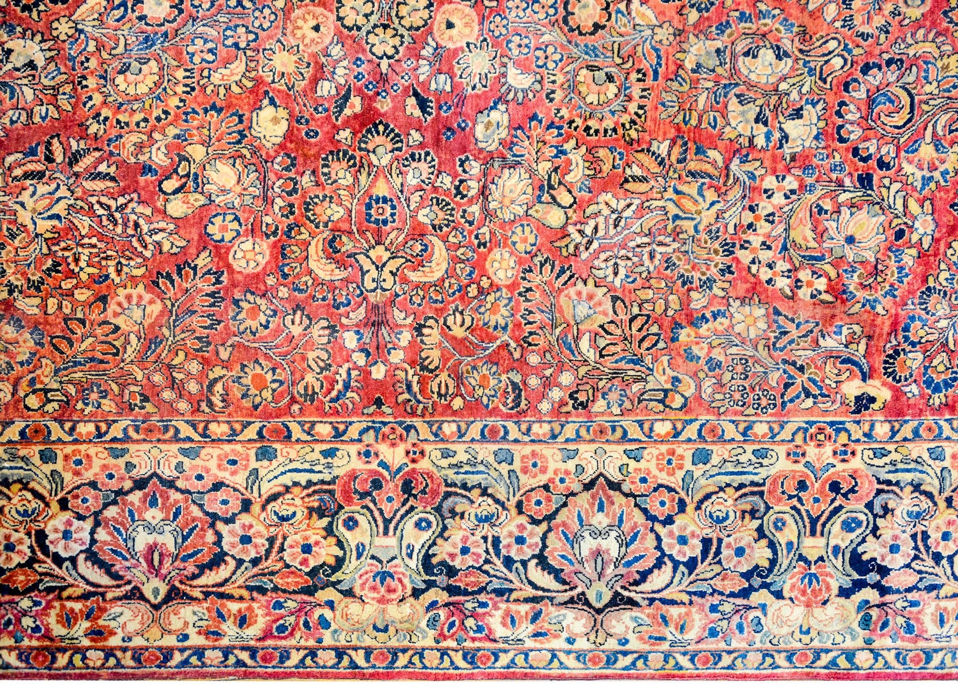 Wonderful Early 20th Century Sarouk Rug For Sale