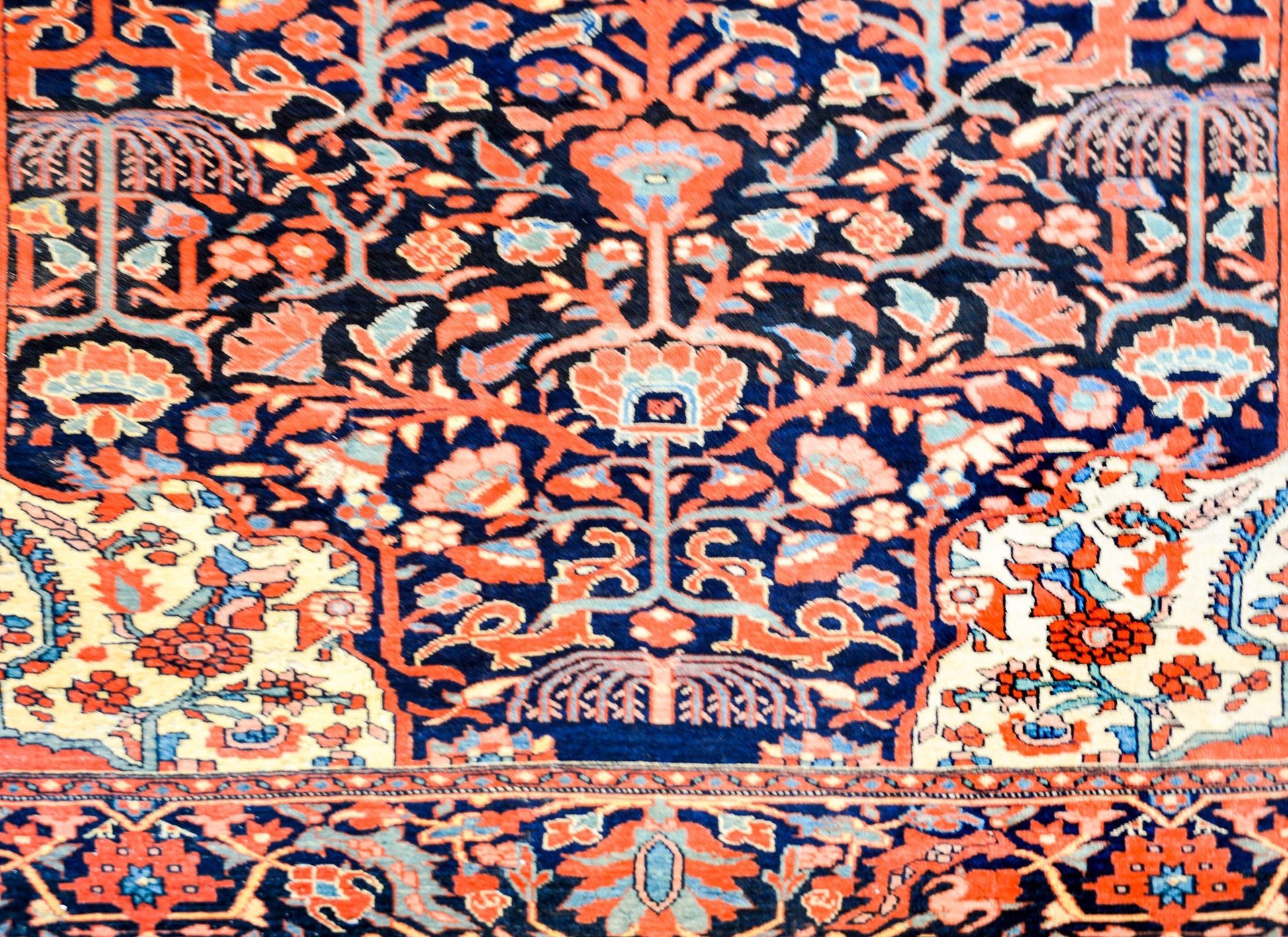 Wonderful Early 20th Century Sarouk Farahan Rug For Sale