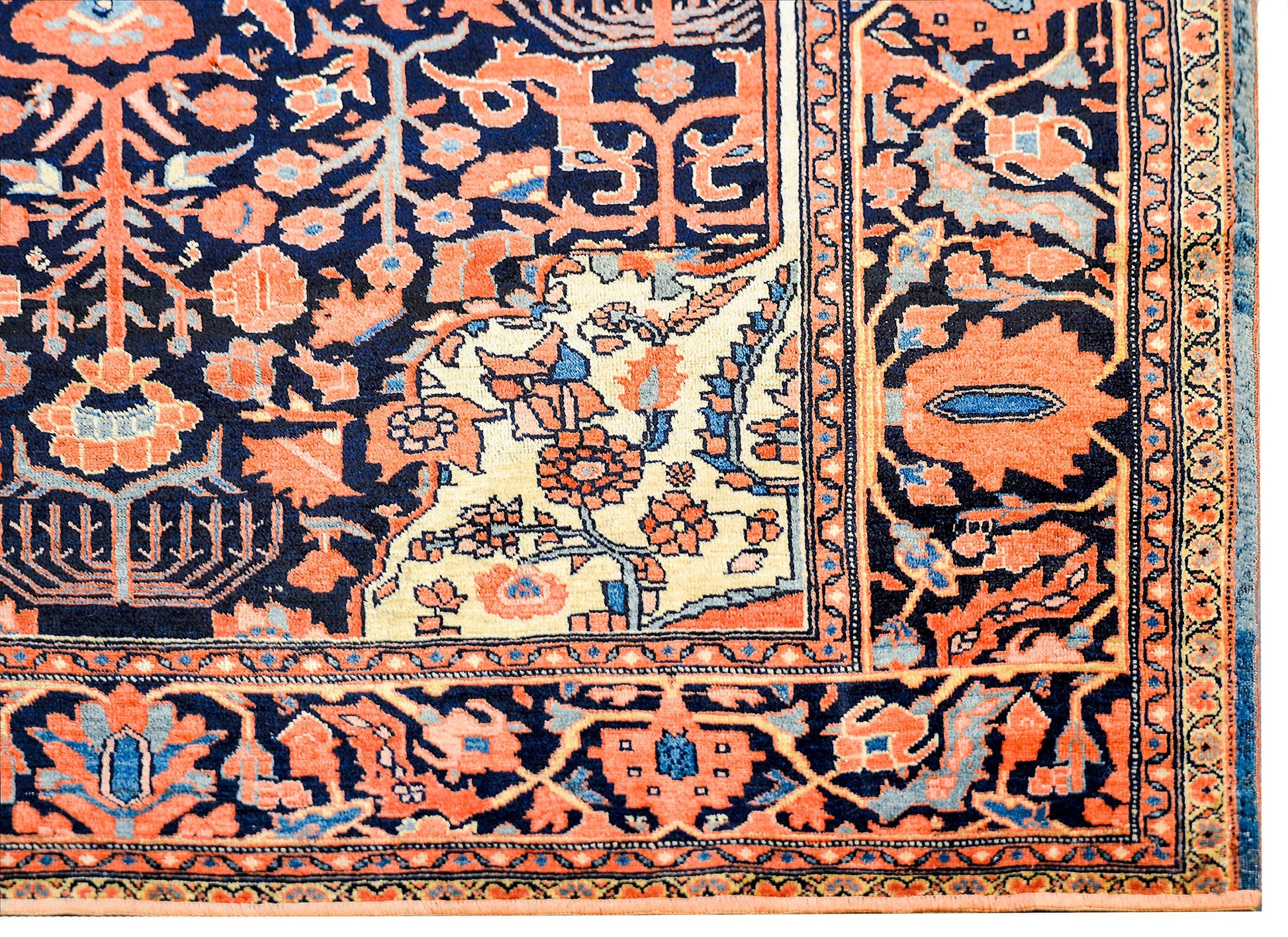 Wonderful Early 20th Century Sarouk Farahan Rug For Sale