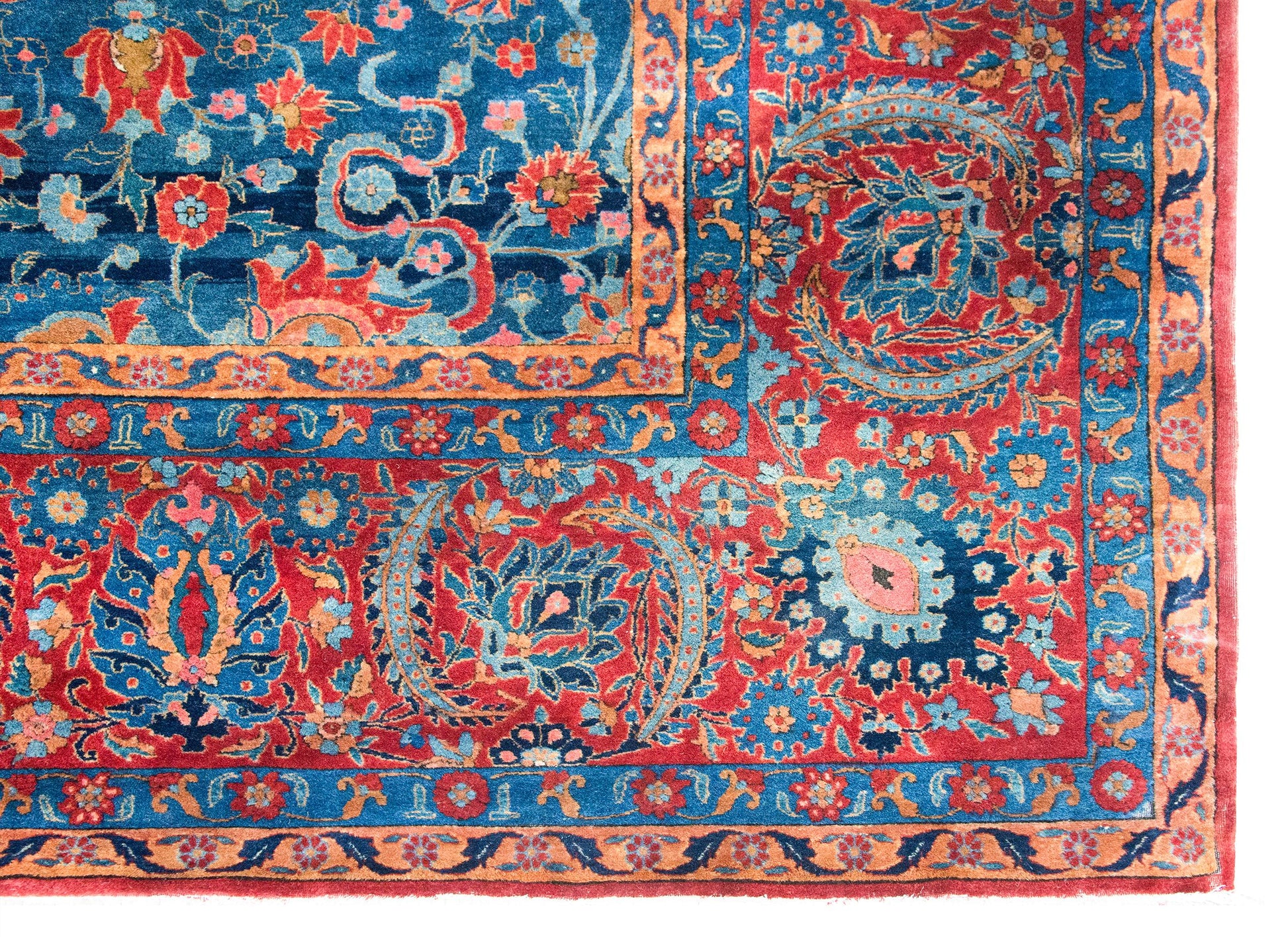 Early 20th Century Persian Kashan Rug For Sale