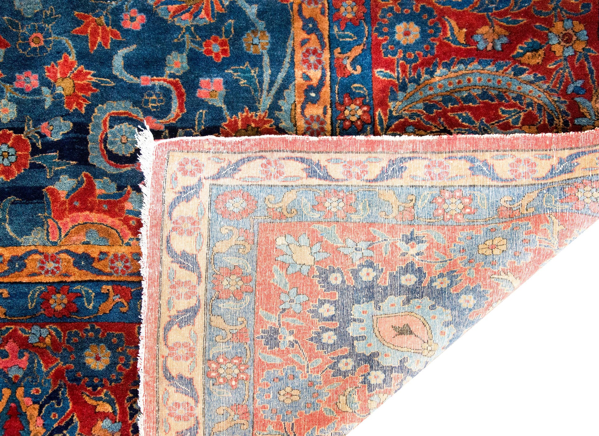 Early 20th Century Persian Kashan Rug For Sale