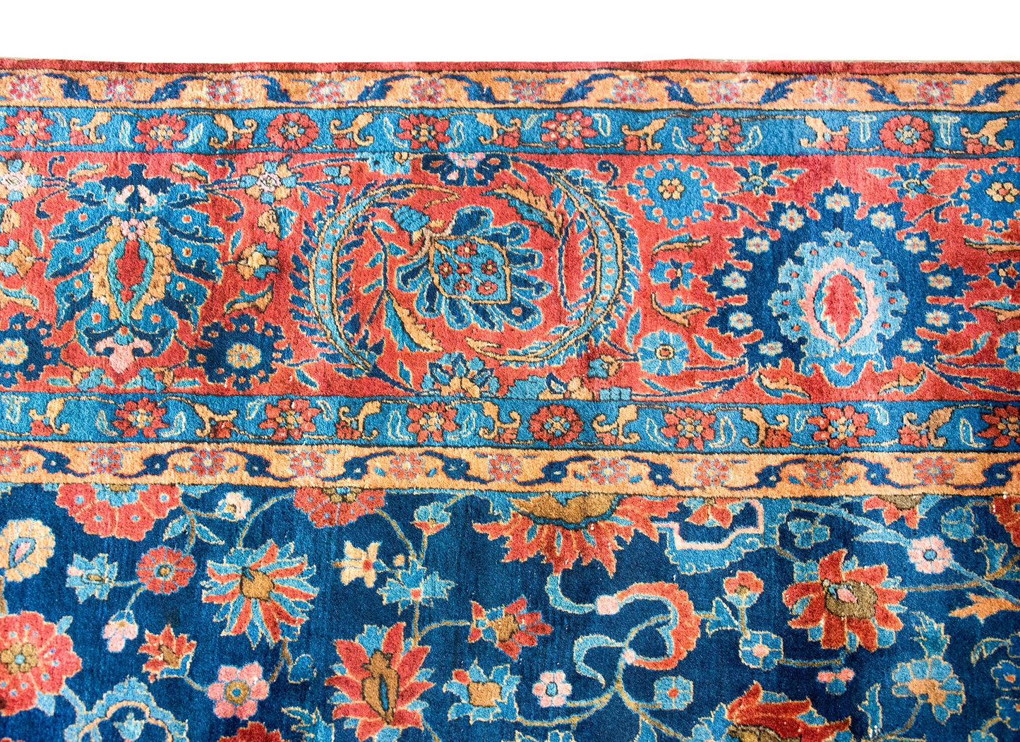 Early 20th Century Persian Kashan Rug For Sale