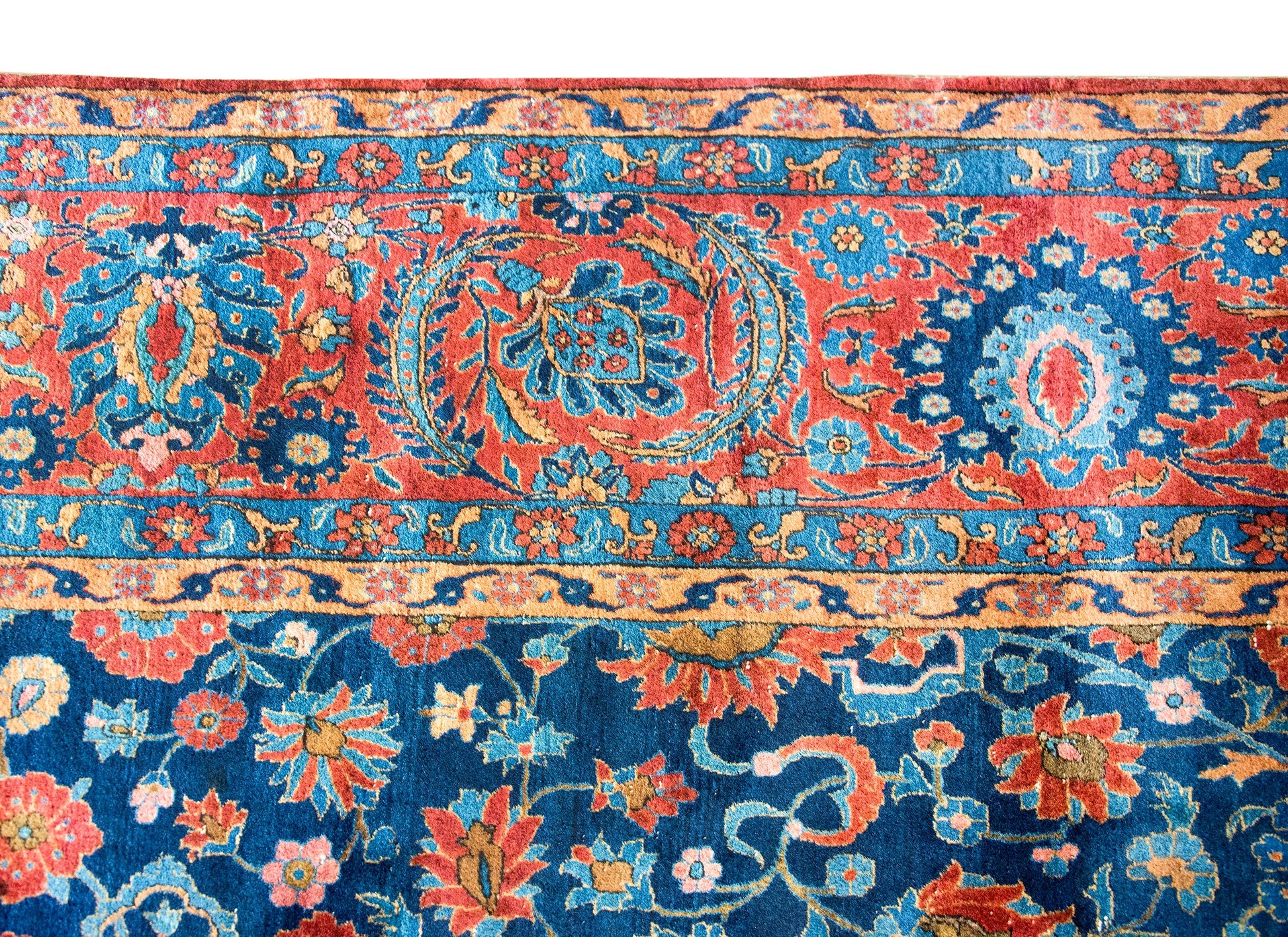 Early 20th Century Persian Kashan Rug For Sale