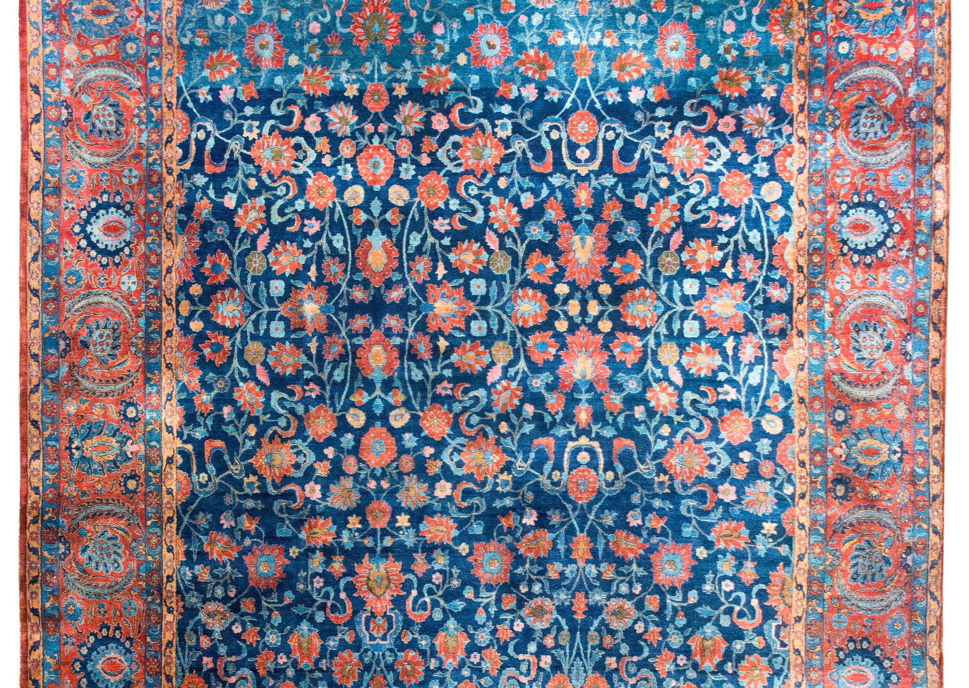 Early 20th Century Persian Kashan Rug For Sale