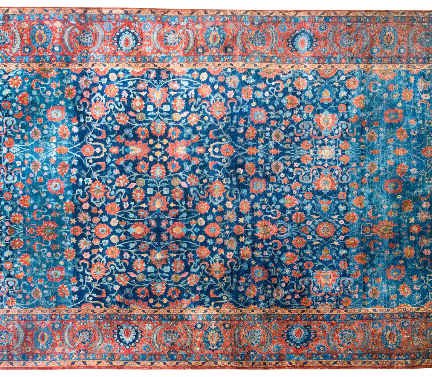 Early 20th Century Persian Kashan Rug For Sale
