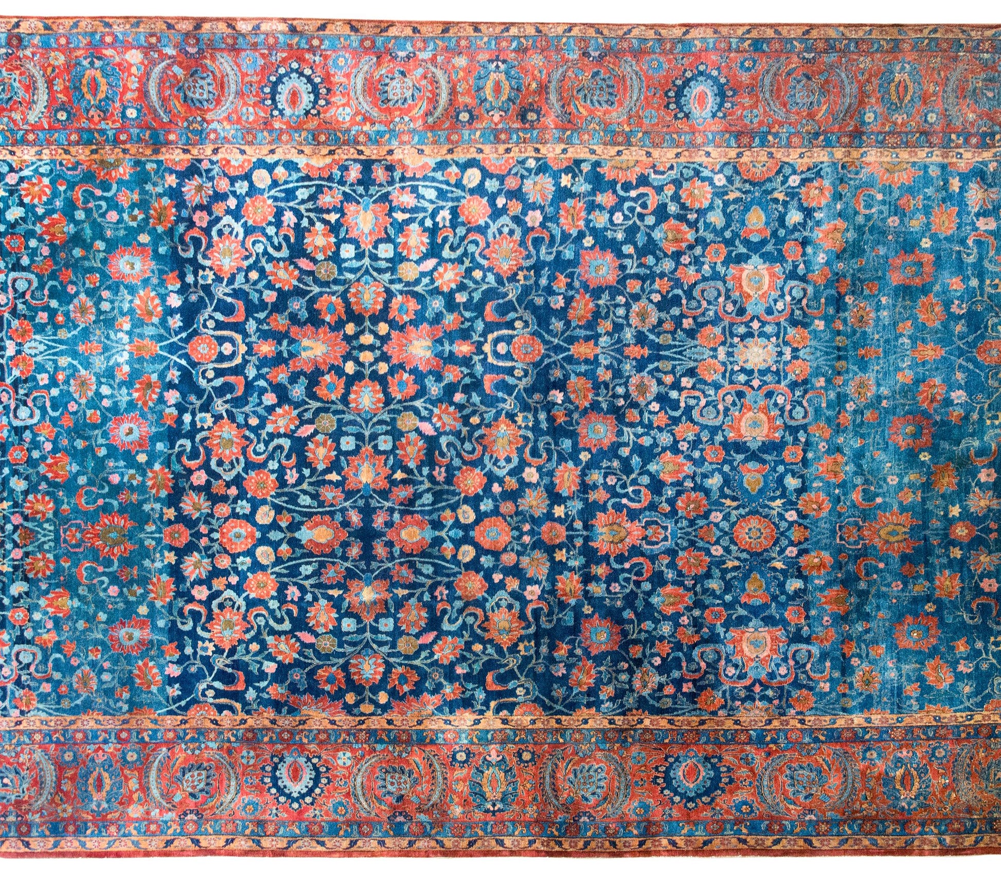 Early 20th Century Persian Kashan Rug For Sale