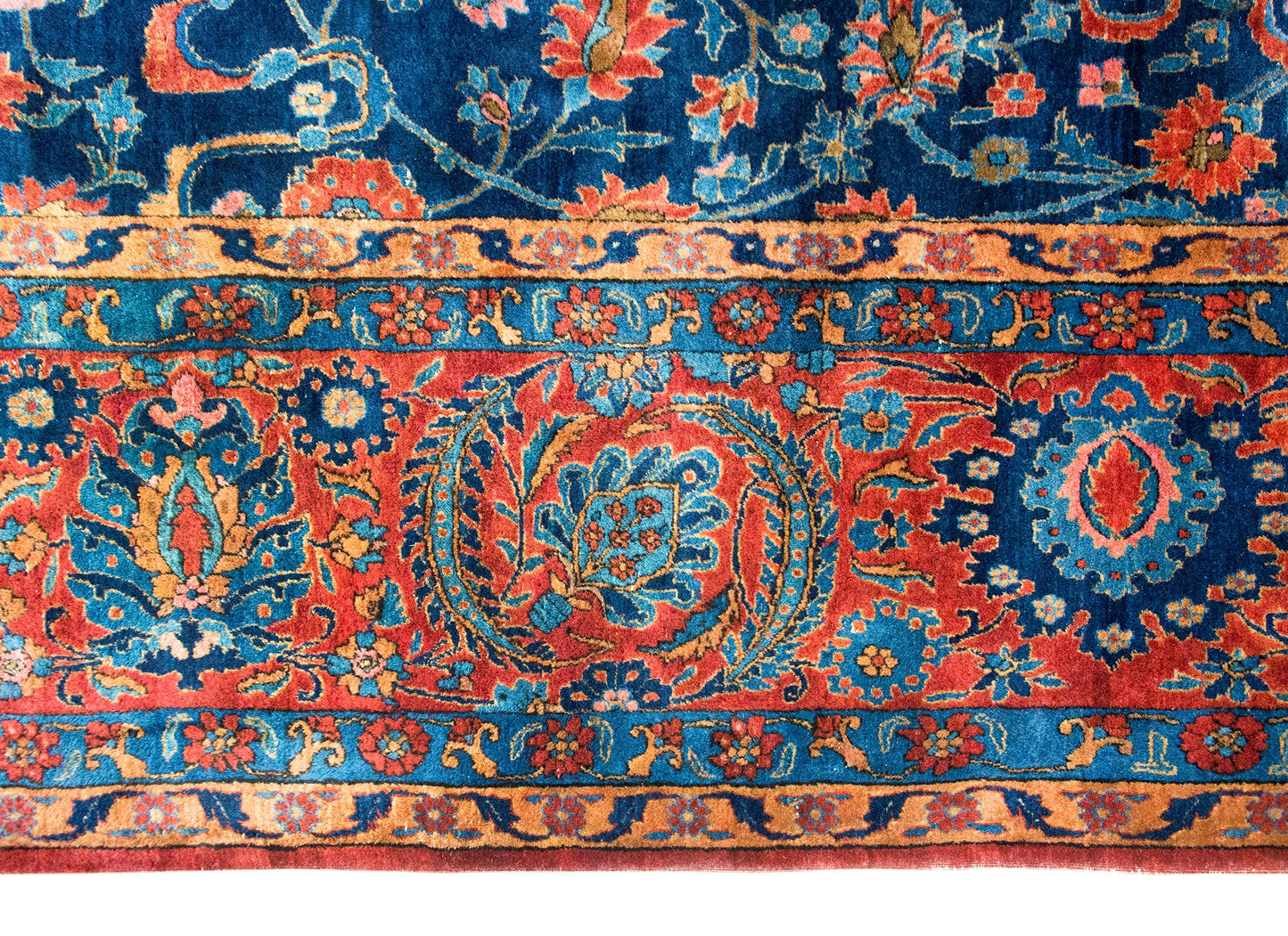 Early 20th Century Persian Kashan Rug For Sale