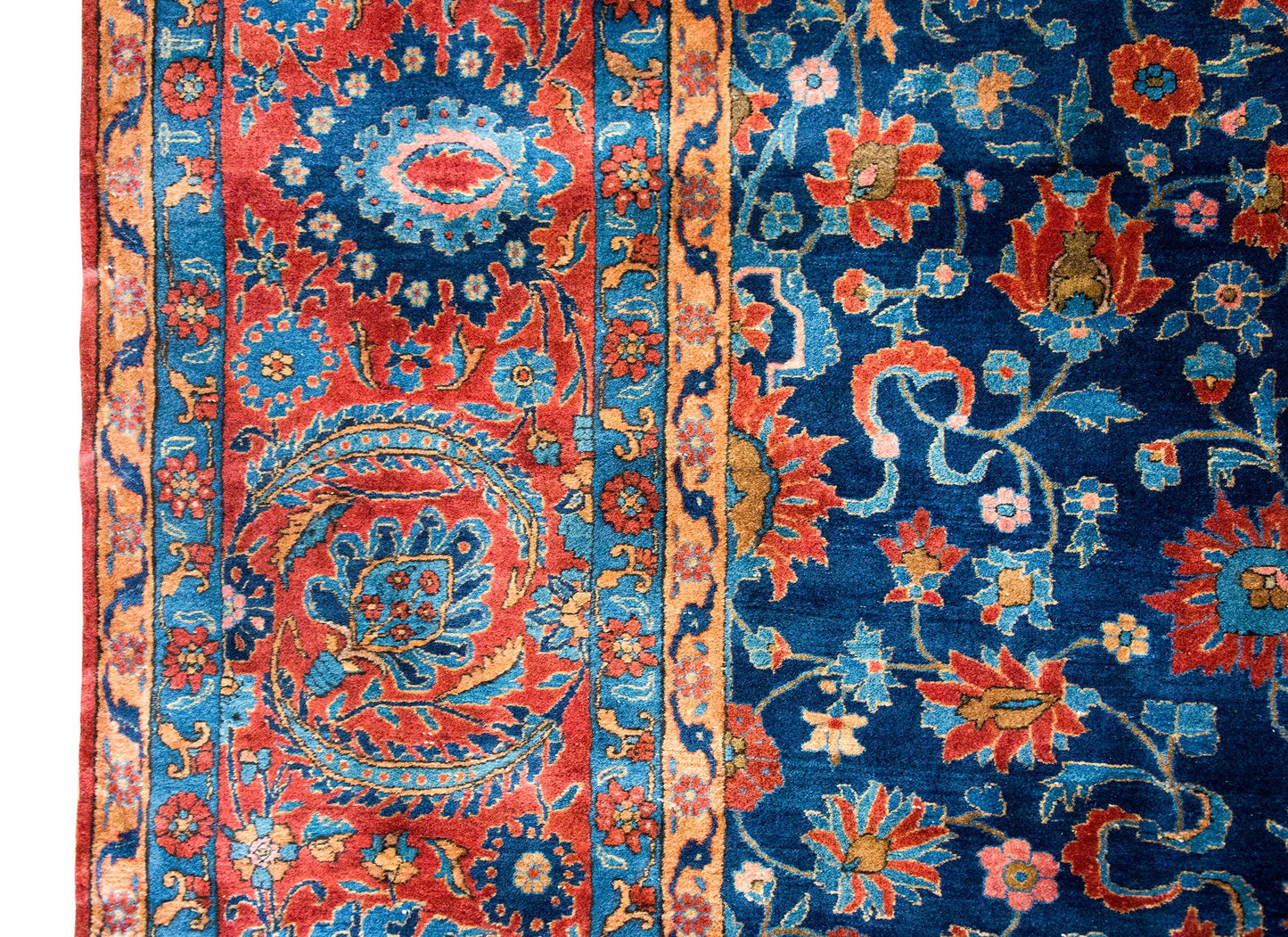 Early 20th Century Persian Kashan Rug For Sale