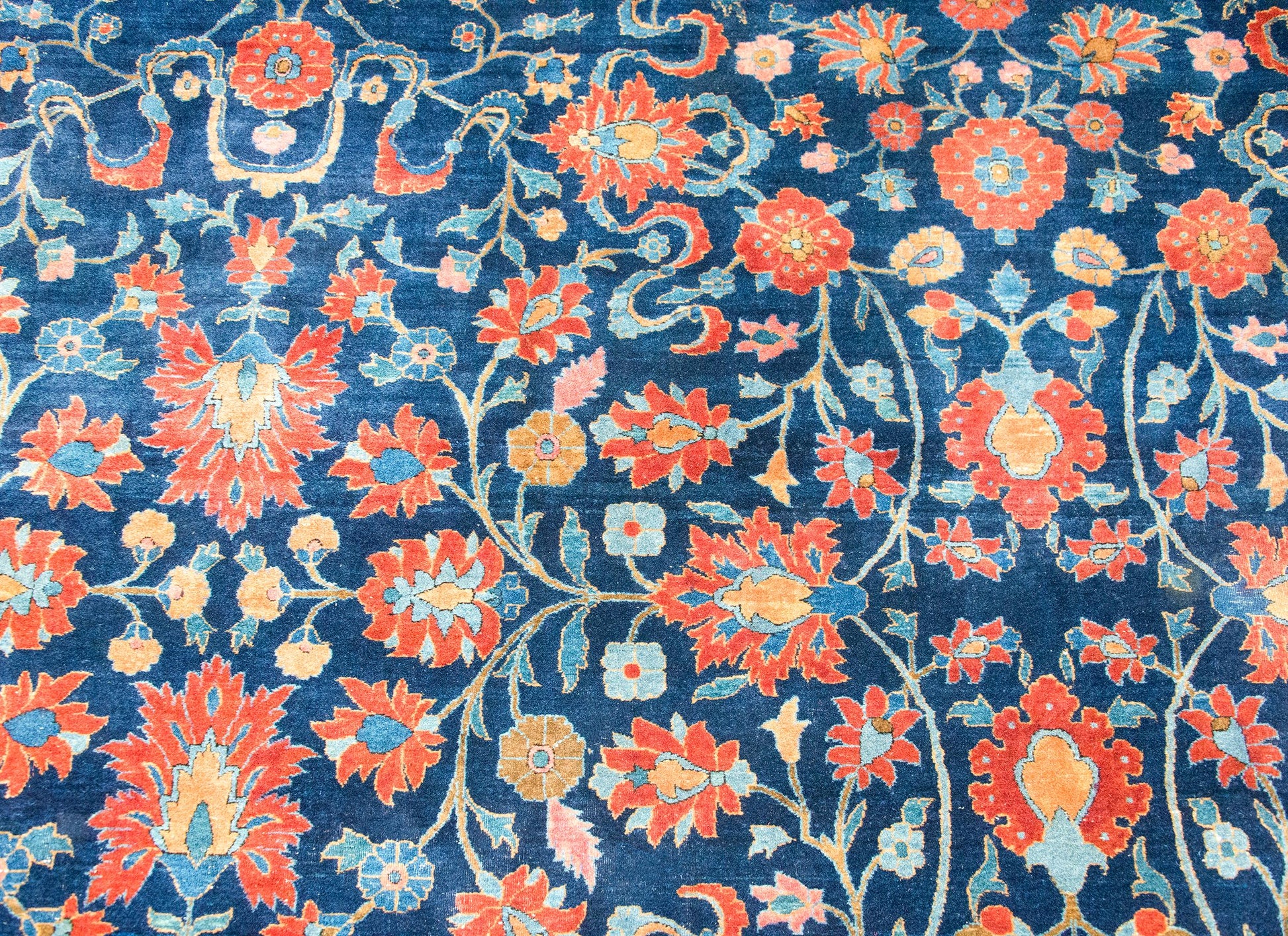 Early 20th Century Persian Kashan Rug For Sale