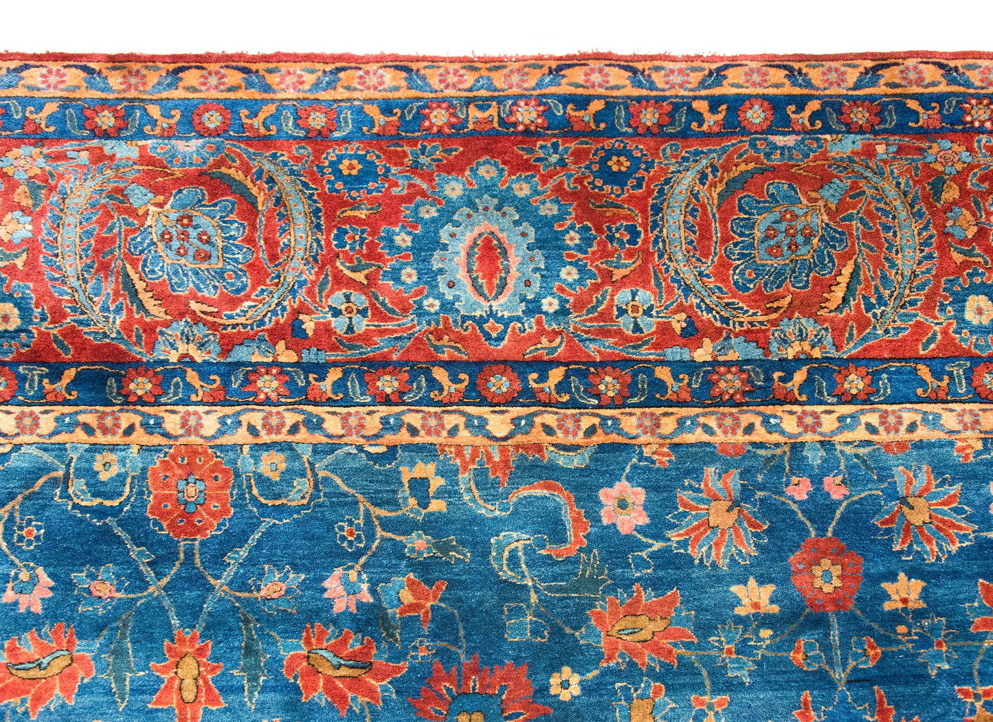 Early 20th Century Persian Kashan Rug For Sale