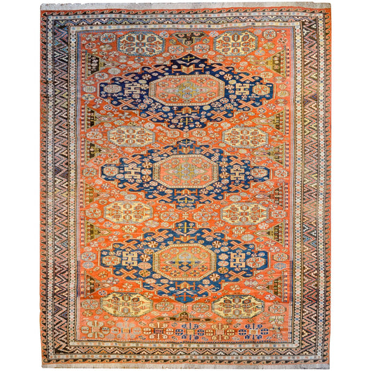 Unbelievable Late 19th Century Sumak Rug For Sale