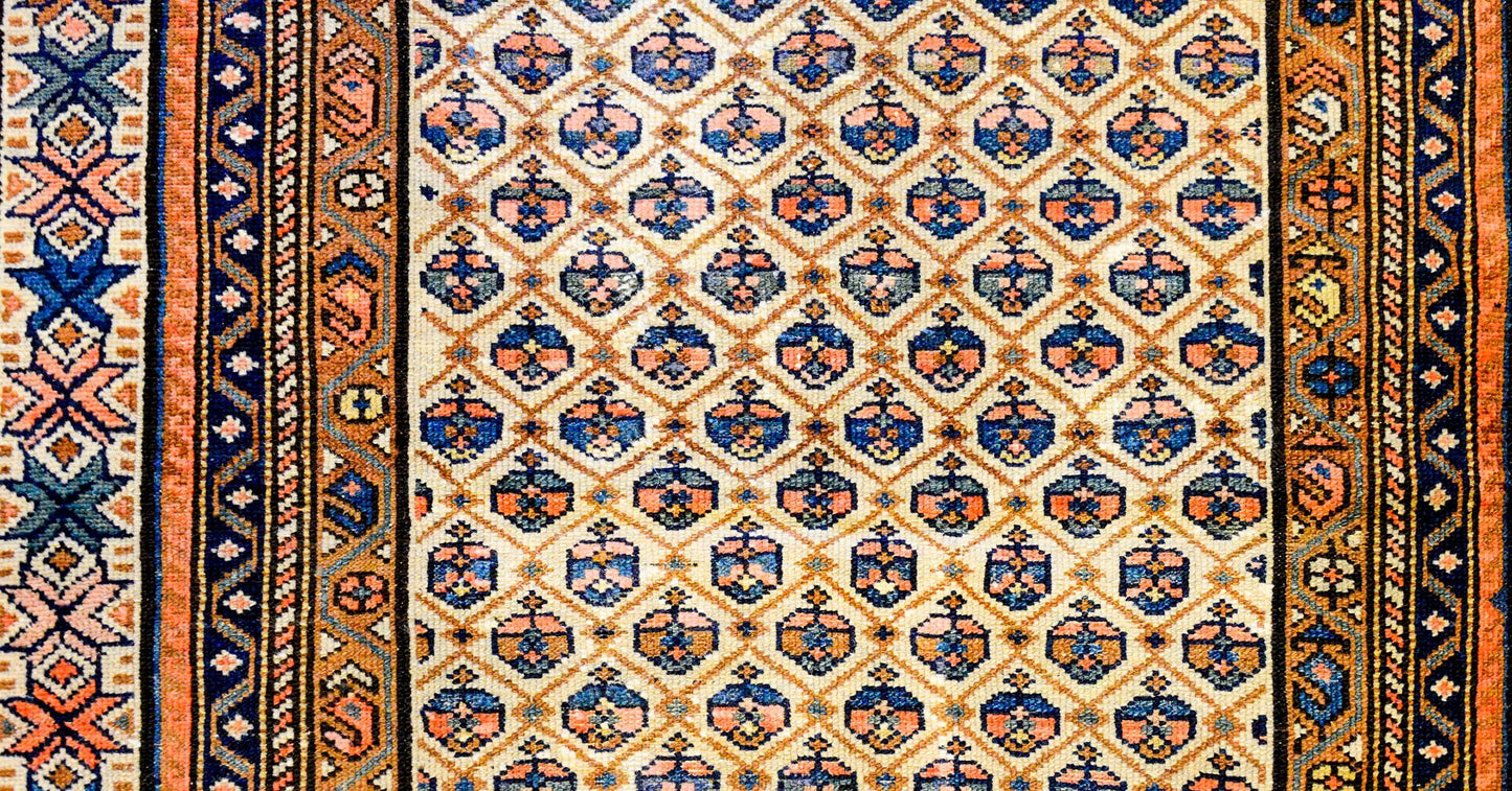 Exquisite 19th Century Malayer Rug For Sale