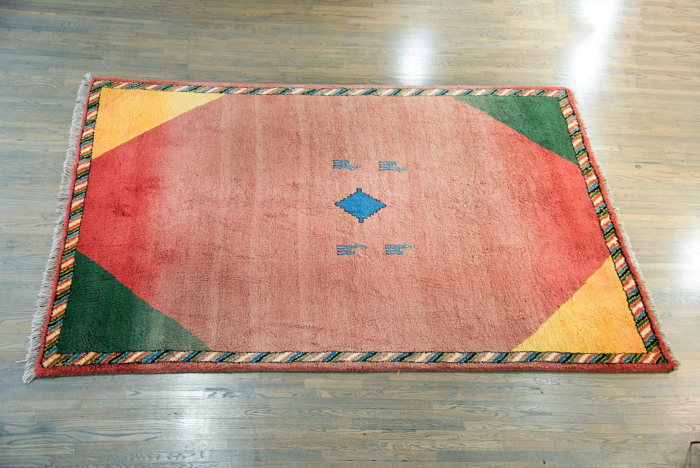 Vintage Persian Gabbeh Rug For Sale