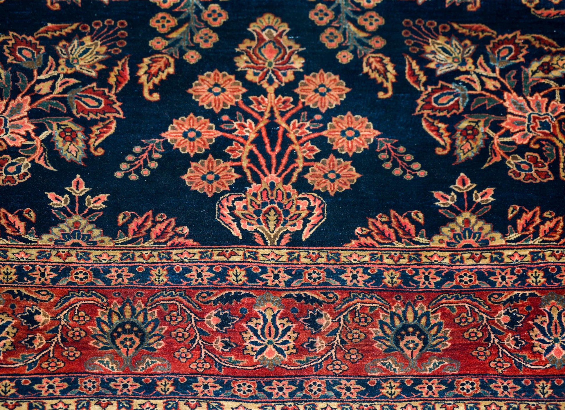 Early 20th Century Mohajeran Rug For Sale
