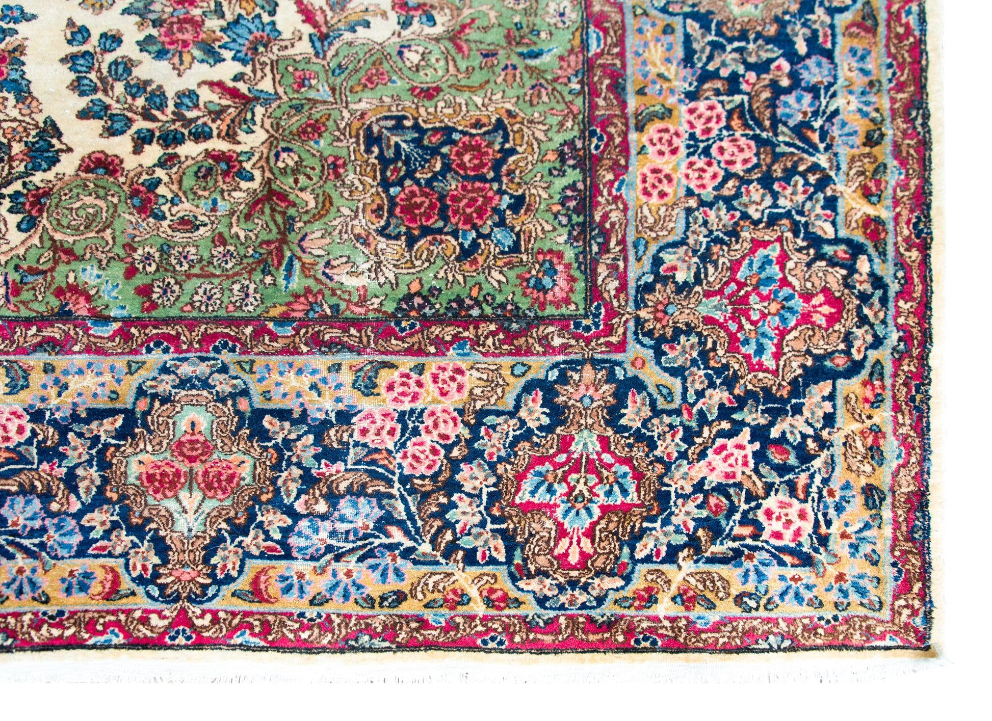 Early 20th Century Persian Kirman Rug For Sale