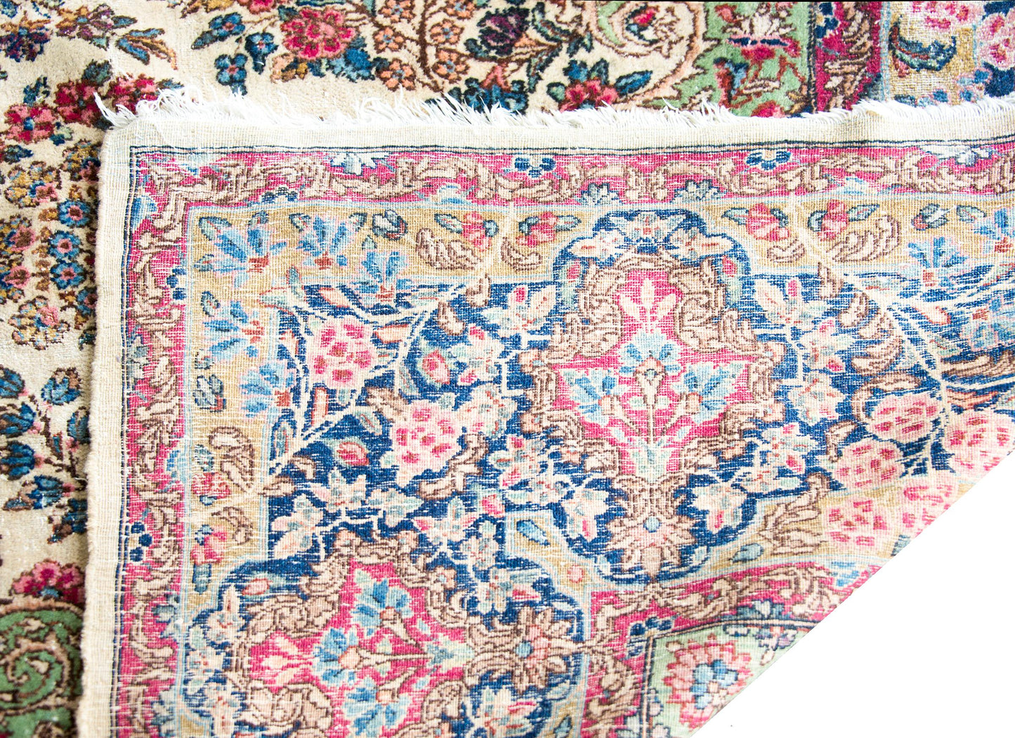 Early 20th Century Persian Kirman Rug For Sale