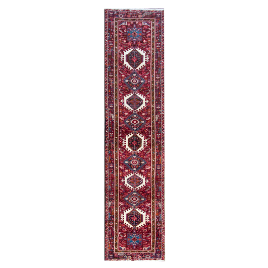Early 20th Century Persian Heriz Runner For Sale